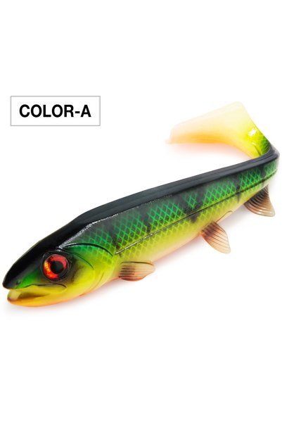 Choice 18cm 53g Color-A Spinpoler 14cm/18cm Shad Pike Lure Swimbait Square Ta...