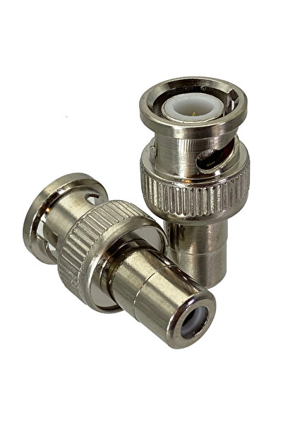 Choice 1Pcs Adapter BNC male plug to RCA TV female jack straight RF COAXIAL C...