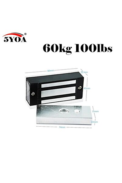 Choice1 60kg 5YOA Magnetic Lock Electronic Door Lock Electric Gate Opener Suc...