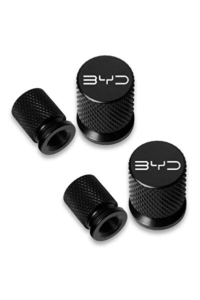 Choice12 ATTO Car Wheel Tire Air Valve Caps Stem Cover With Brand For BYD ATT...