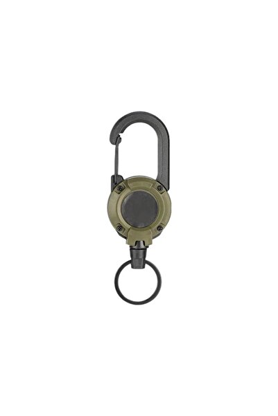 Choice1 green 1pcs Heavy Duty Retractable Pull Badges ID Reel Carabiner Key C...