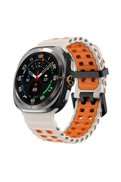 Choice8 watch7 ultra 47mm Starlight orange Original Silicone Strap for Watch ...