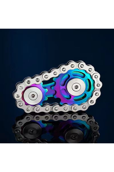 Choice Corlorful Metal Hand Spinner Chain Gear Metal Fidget Spinner Adult EDC...