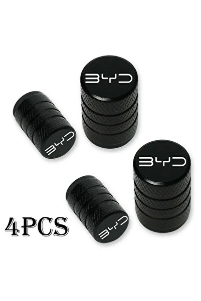 Choice1 ATTO-9 Car Wheel Tire Air Valve Caps Stem Cover With Brand For BYD AT...