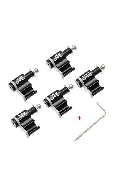 Choice Black MUQZI 5PCS Bike Cable Guide Adapter Hydraulic Hose Fixed Clamp S...