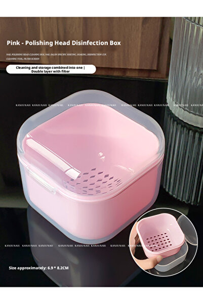 Choice7 G8XDH1-02-1pc Kaniu Polishing Head Cleaning Disinfection Box Double-l...