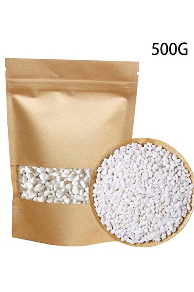 Choice 500g 100/300/500G White Pebbles Decorative Stones for Plants-Natural R...