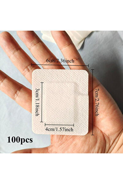 Choice1 S 100pcs 100PCS Wound Dressings, Breathable Edge Gauze Pads, Latex Fr...