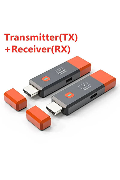 Vikefon مجموعة تمديد جهاز إرسال واستقبال الفيديو اللاسلكي المتوافق مع HDMI RX...