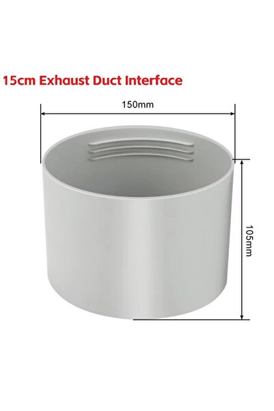 Choice6 alloet 150mm Interface 1.5/2M Portable Flexible Conditioner Exhaust H...