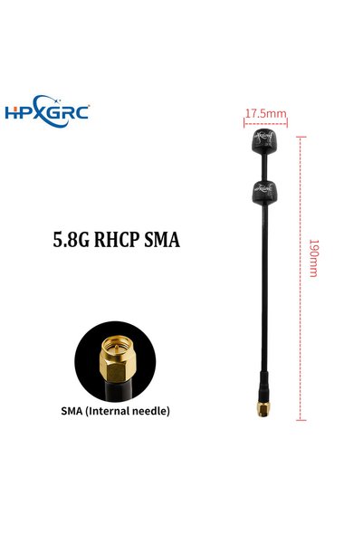 Choice SMA 190mm HPXGRC 5.8G Dual Antenna RHCP High Gain SMA/RP-SMA Transmitt...