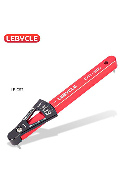 choice2 LE-CS2-Red LEBYCLE 6 Colors Bicycle Chain Wear Indicator Tool Chain L...
