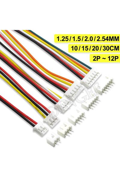 Choice6 Length 10CM 4P 1.25MM 5Sets JST XH2.54 XH ZH PH 1.25mm 1.5mm 2.0mm 2....