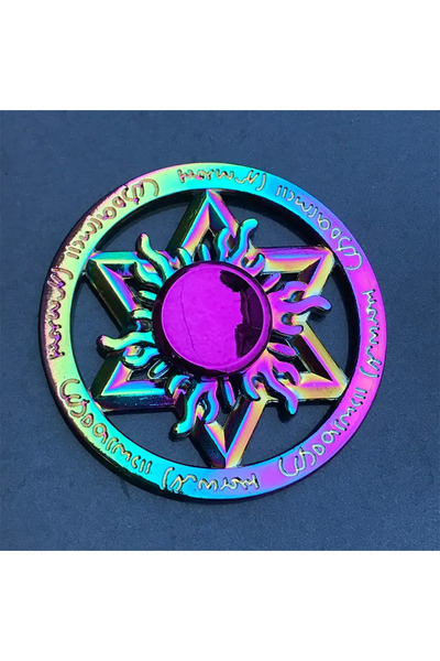 Choice O 1 piece set colorful fidget spinner for adults zinc alloy stress rel...