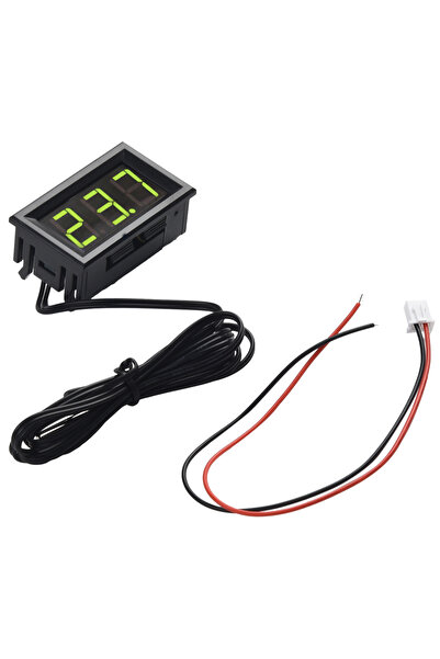 Choice1 Green DC5V~12V Mini Digital LED Thermometer For Car Temperature Monit...