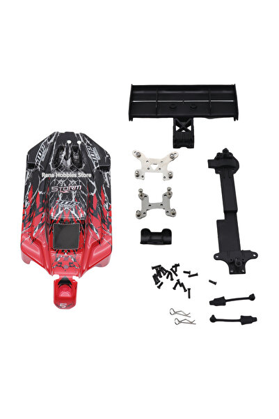 choice2 Red Kit Retrofit Car Shell Body Tail Shock Absorber Second Floor Pane...
