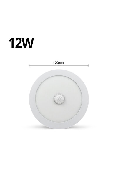 Choice مصابيح سقف LED بيضاء 12 وات مع مستشعر حركة PIR 6 وات 12 وات 18 وات مصب...