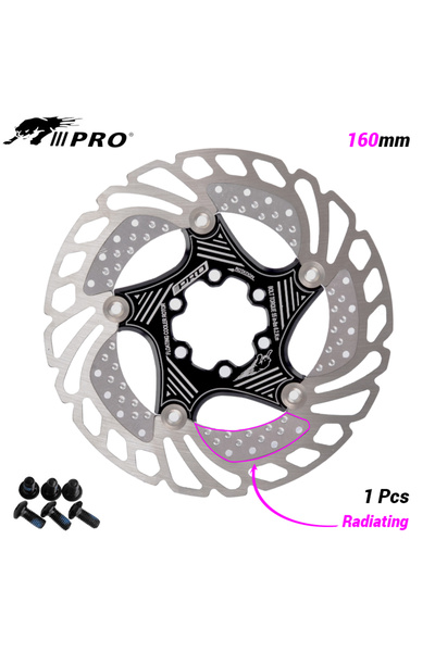 Choice 160mm BK Radiating IIIPRO 6-Bolt Brake Disc 160mm/180mm/203mm Brake Di...