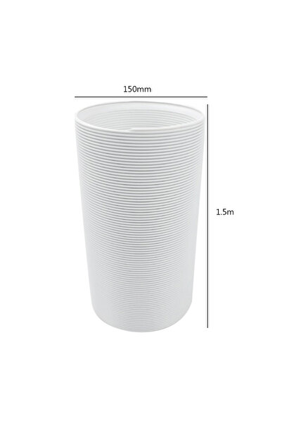 Choice11 alloet 150mmx1.5m 1.5/2M Portable Flexible Conditioner Exhaust Hose ...