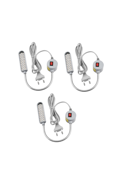 Choice1 3pcs EU Plug 3pcs AC110V/220V LED Industrial Sewing Machine Lighting ...
