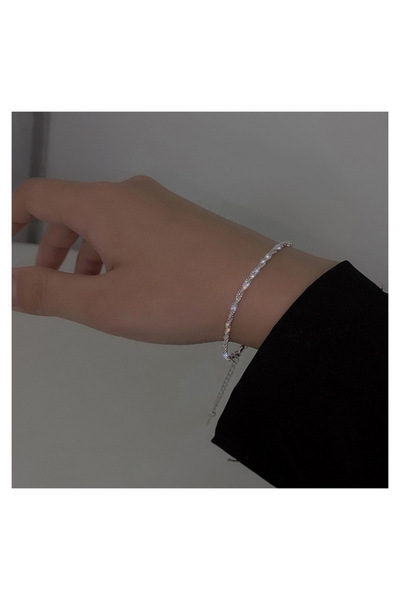 Choice Only Bracelet Shiny Sparkling Necklace Bracelet Set For Women Girls Mi...