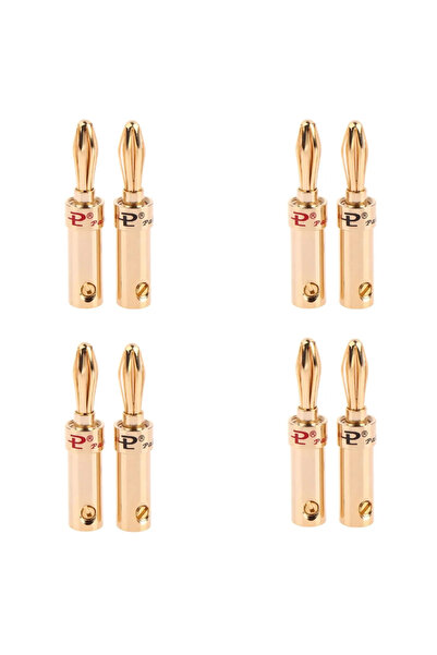 Choice6 mixed-8pcs Banana Plug 4mm Alloy Gilding Banana Plugs for Speaker Cab...