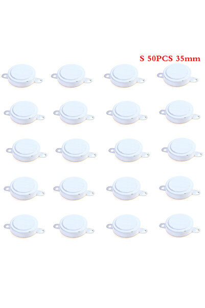 Choice S 50Pcs Oil Drum Seal Caps Iron Covers Waterproof Sealing White Lids (...