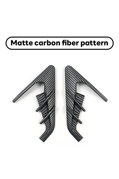 Choice Matte carbon 2pcs Side Camera Cover for Tesla New Model Y Juniper 2025...