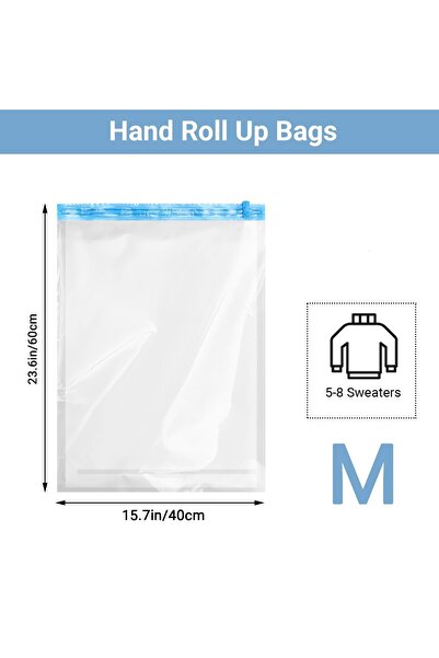 Choice 1Pack M(40X60cm) Roll Up Space Saver Travel Storage Bags Travel Access...