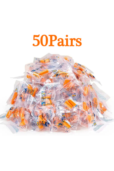 Choice 50Pairs 10/20/50Pairs Anti Noise Earplugs Work Study Sleep Travel Airc...