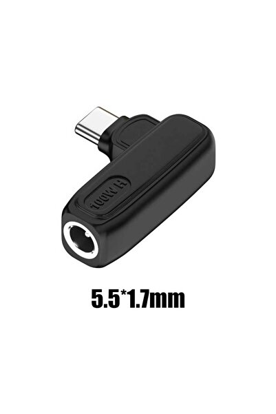 Choice6 1 Piece 5.5x1.7mm DC Power Female Socket To Type-C Male Plug Connecto...