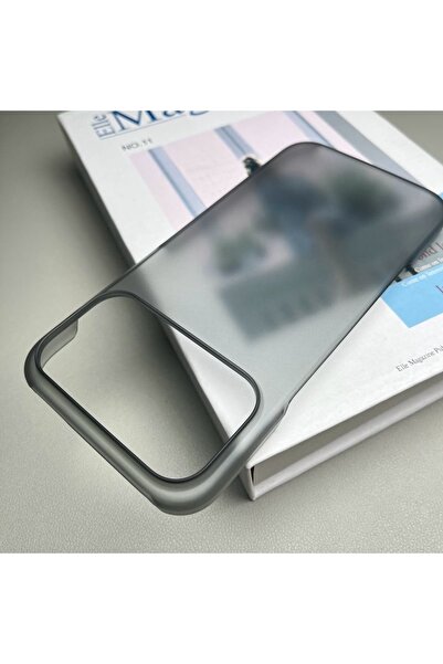 Choice56 iPhone Air Clear Black Thin Sandstone Frameless Cooling Phone Case F...