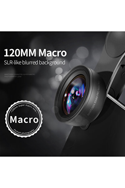 Choice black MARTVSEN 120MM Macro Lens, Professional 5K HD 10x Super Macro Un...
