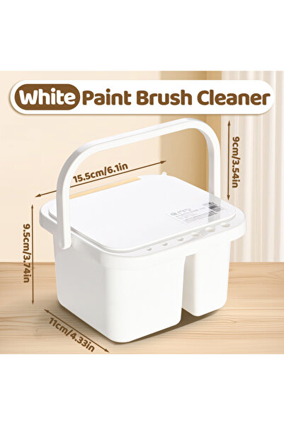 Choice1 White 1pc Marie Multifunctional Brush Cleaner/Washer,White,Pink,Blue ...