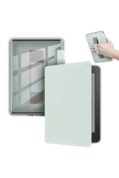 Choice RS23CV 2024 6 inch New Green HandStrap Acrylic Case for Kindle Paperwh...