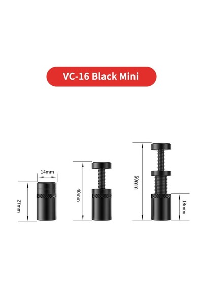 Choice6 حامل بطاقة الرسومات GC-16 MINI-black TEUCER VC-16 حامل عمودي تلسكوبي ...