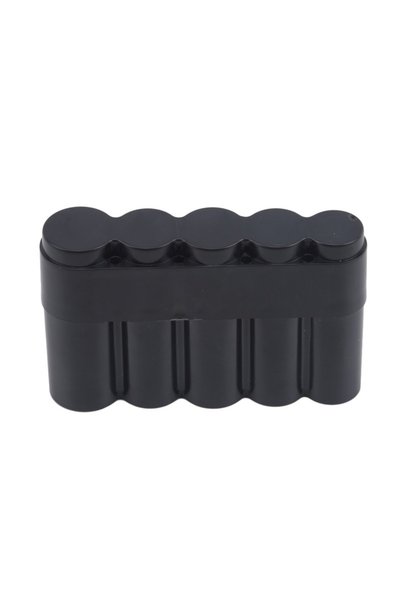 Choice1 Black Transparent Plastic Storage Coins Purse Storage Box Euro Coin D...