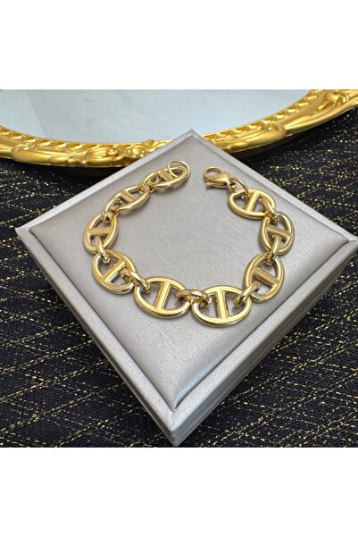 Choice Type2 58-60mm Gold Color Hollow-Out Cuff Bracelet, Stainless Steel Wid...