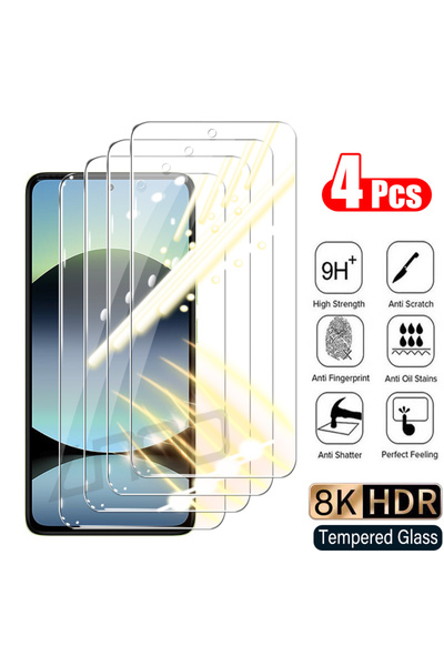 Choice26 Redmi Note 14 4G (Global) 4Pcs Glass 4PCS Tempered Glass For Redmi N...