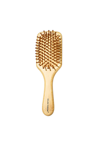 Choice 888-4B Bamboo Hair Brush - Natural Wooden Anti-Static Comb & Scalp Mas...