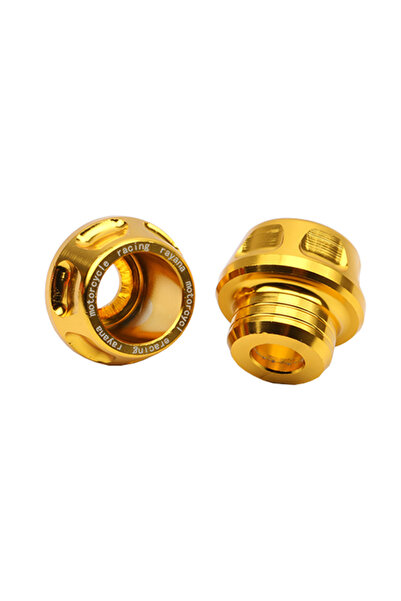 Choice1 Golden Motorcycle Front Fork Frame Sliders Wheel Crash Protector CNC ...