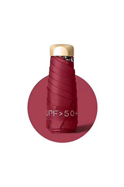 Choice 6K Burgundy Mini paraguas de bolsillo para lluvia, sombrilla plegable ...