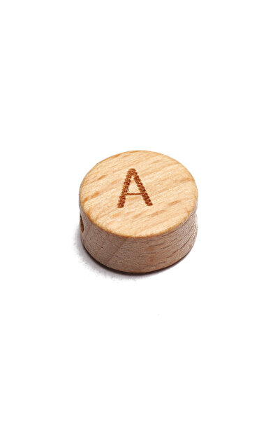 Choice12 15mm A 20Pcs/lot 10 15mm Mixed Letter Beech Wood Beads Round Flat Al...