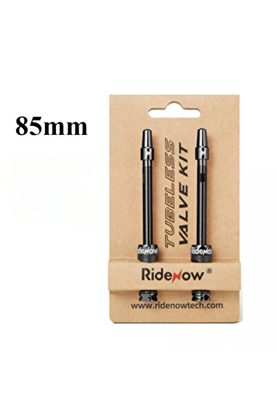 Choice 85mm black Ridenow-Aluminum Alloy Bicycle Presta Valve Tubeless Road M...