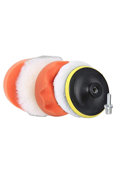 Choice 5 Inch 3/4/5 Inch Drill Car Polisher Wool Car Polishing Sponge Pads Ki...