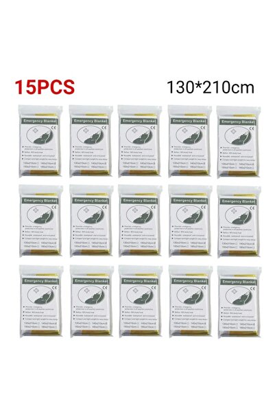 Choice4 15PCS-Gold-Silver 130x210cm Emergency Survival Blanket – Gold/Silver ...