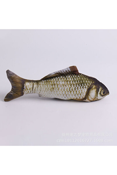 Choice grass carp New simulation Fish Cat Toys Soft Plush Catnip Toy Interact...