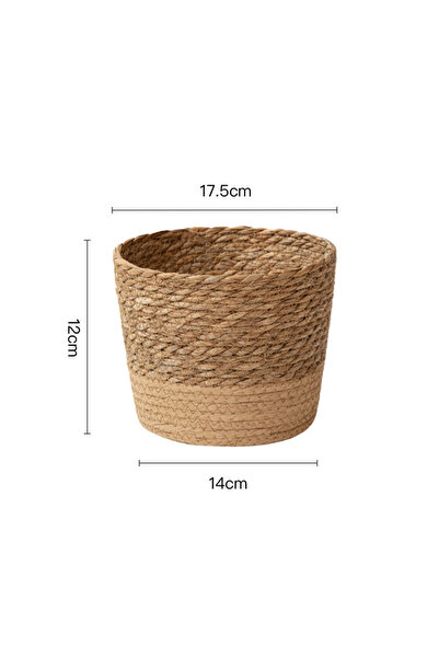 choice2 M Natural Woven Flower Basket Straw Wicker Planter Storage Baskets La...