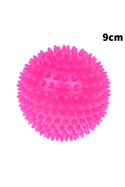 Choice6 9cm Rose red Massage Spiky Ball 7/9cm Training Muscle Pain Stress Rel...