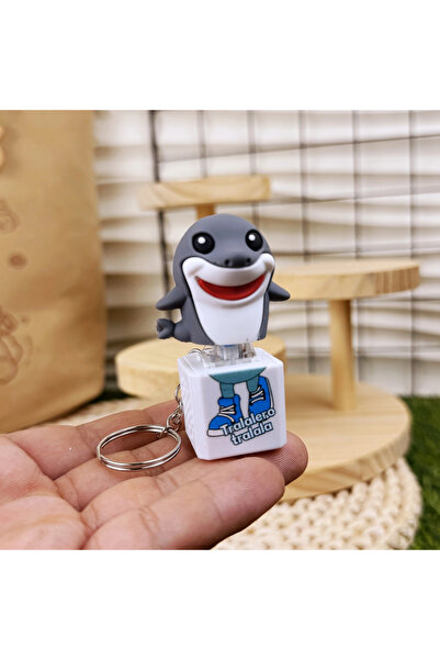 choice2 Red New Brainrot Classic Toy Bag Car Keychain Pendant Tralalero Trala...